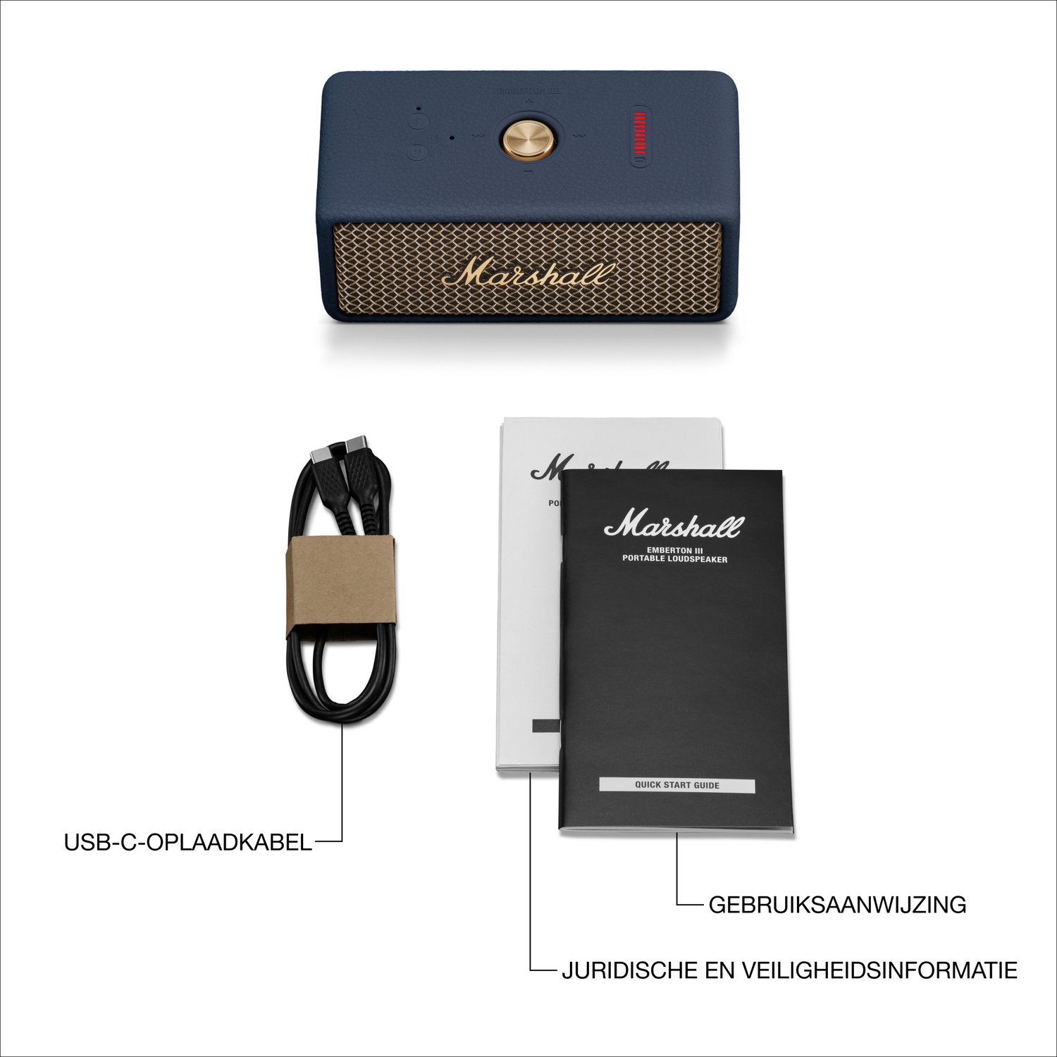 Marshall Emberton III Bluetooth® Speaker, Midnight Blue thumbnail 3