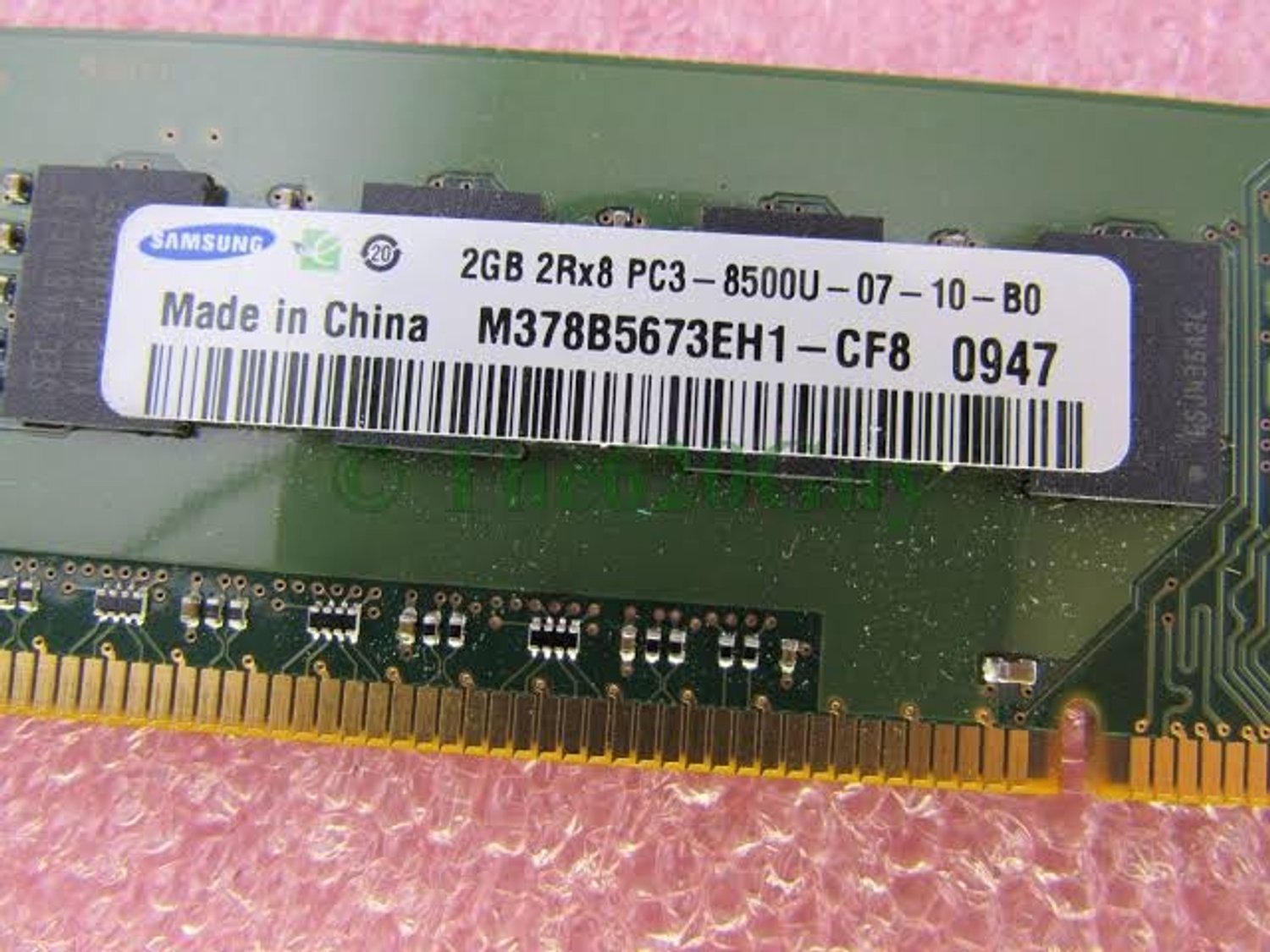 Samsung M378B5673EH1-CF8 - 2GB DDR3 1066MHz DIMM Desktop Geheugen - PC3-8500