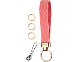 Polsband Lanyard 6 inch - rekbaar - zacht geweven band - comfortabel gebruik - Vemera