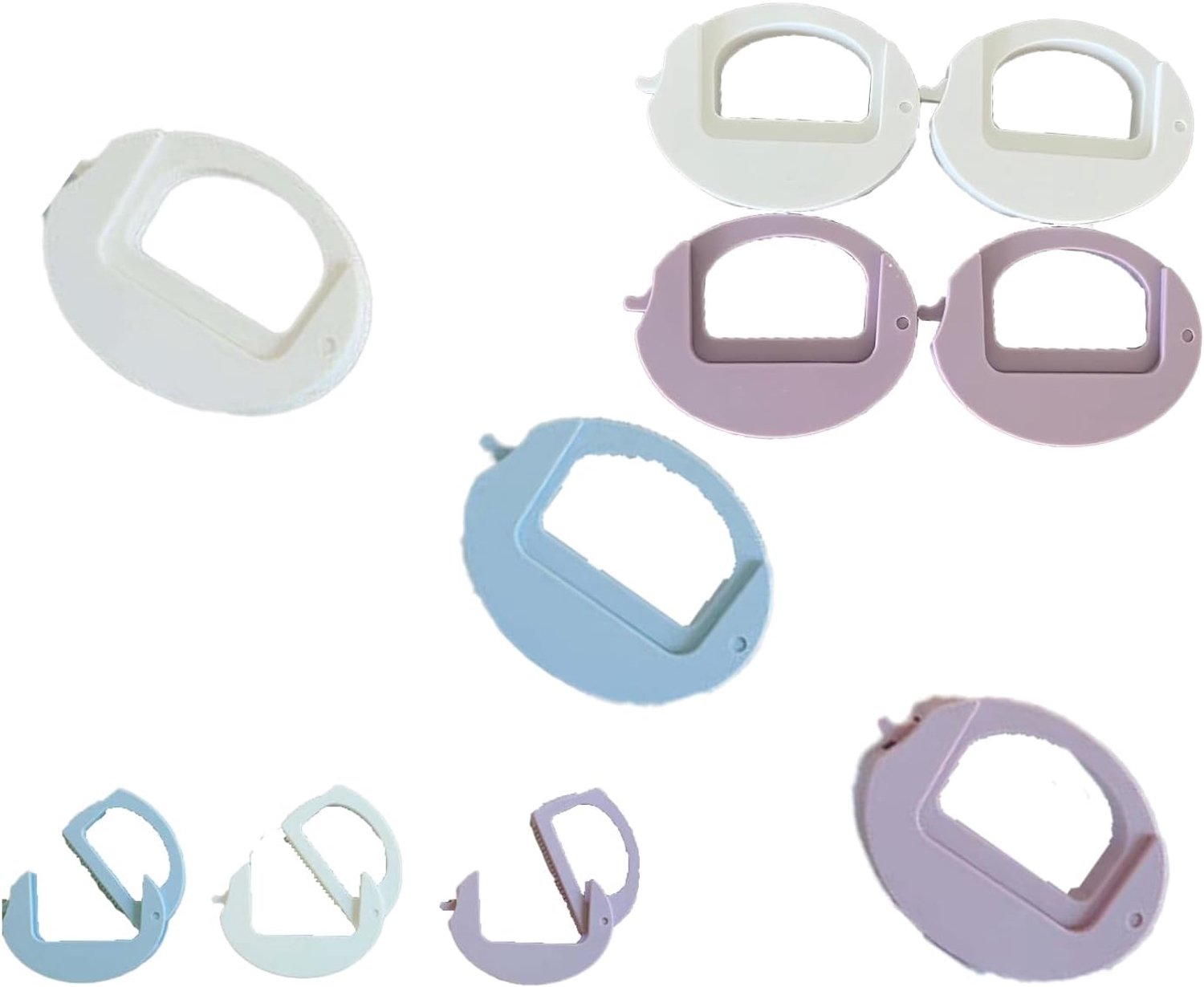 Sluitclips voor voedselverpakkingen – Verstelbare knijp-en-vergrendelclip voor het afsluiten van zakken (chips, brood, hondenvoer, snacks); vochtbestendig ontwerp (driekleurig)
