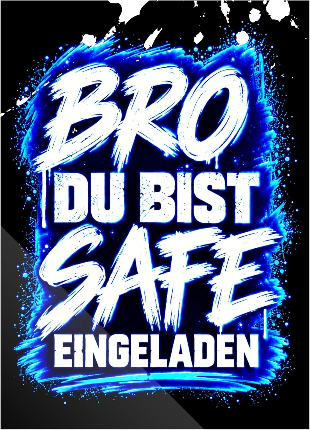 Kinderfeestje jongens - coole neon graffiti