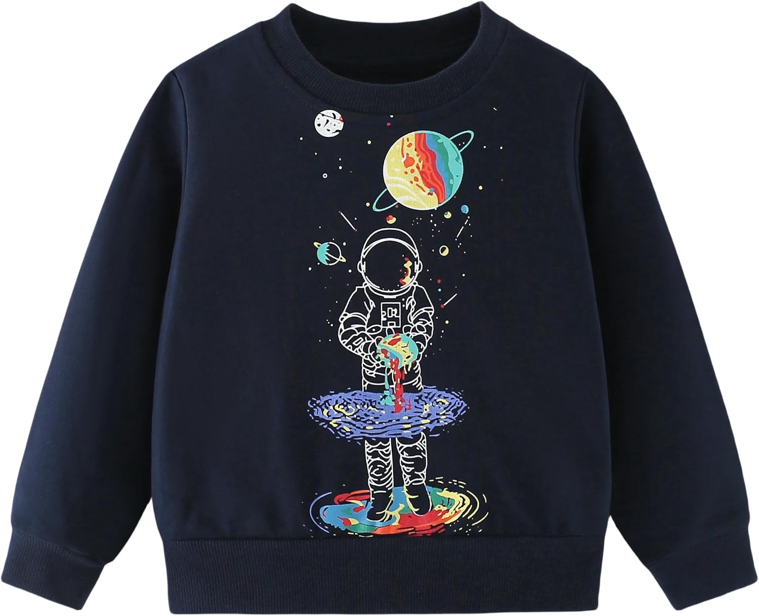Sweatshirt voor jongens, langarm, katoen, 2-7 jaar