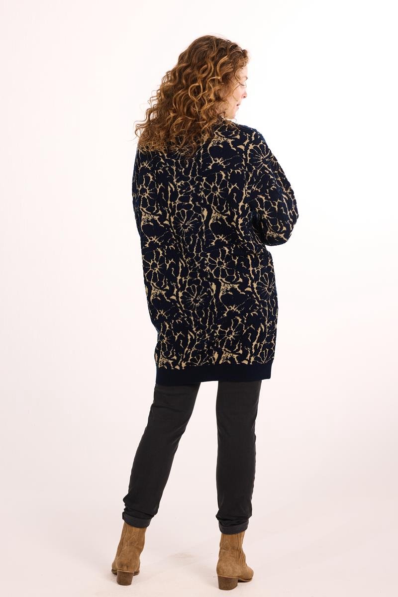DIDI Dames Pullover Amara Blue Alivio jacquard maat 42
