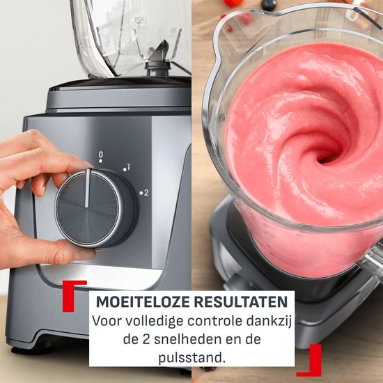 Tefal Blendforce 3 BL585B - Blender - 2 snelheden en pulsefunctie - 600 W - 1,25 L — afbeelding 3