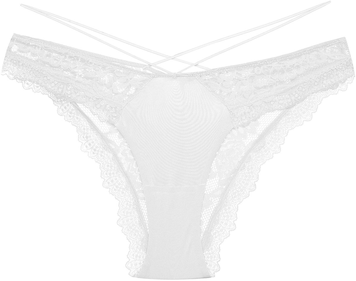 Esotiq Notty - Damesstring - Crèmekleurig - Maat L