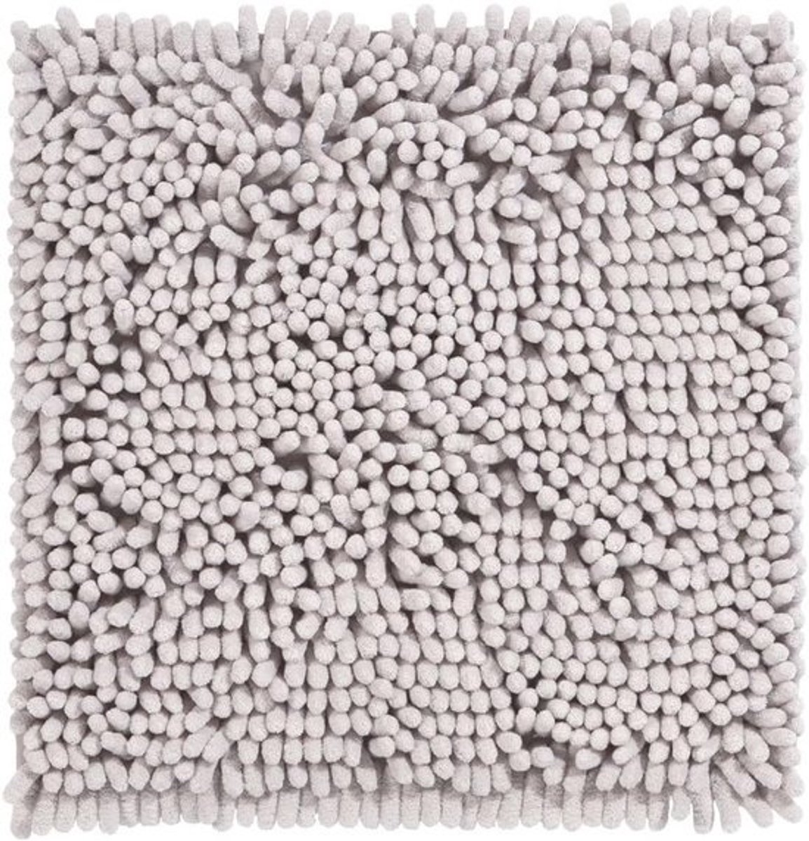 Chenille Badmat 45x45cm | Antislip, Zacht en Wasbaar | Ideaal voor Douche, Bad en Toilet | Beige