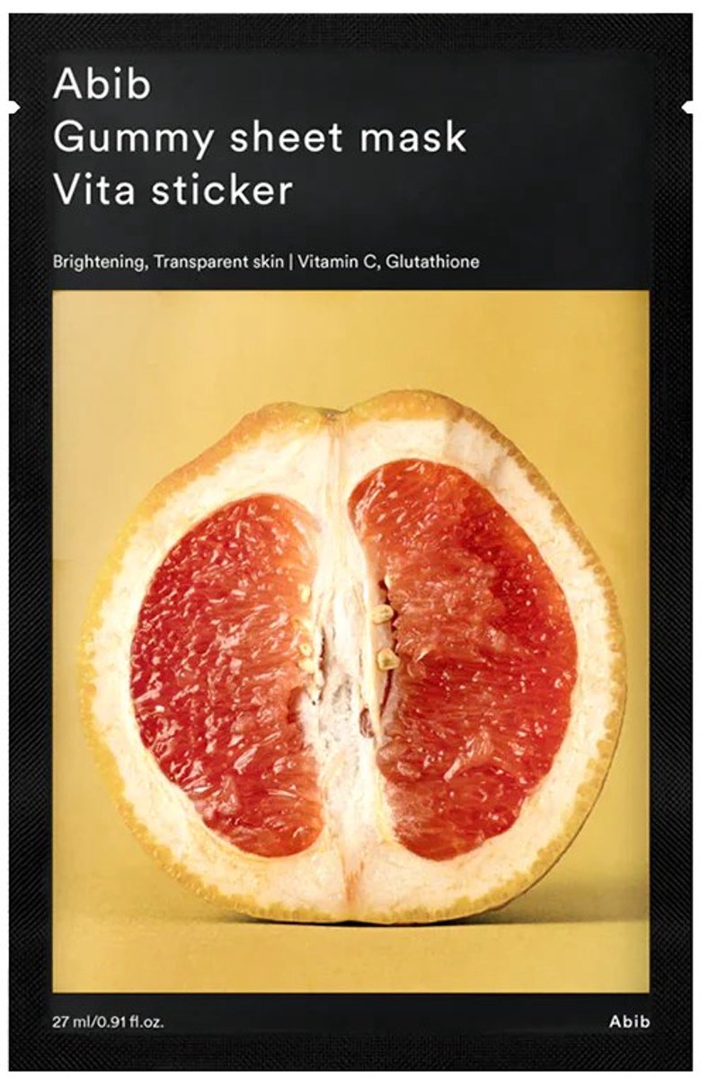 Abib Gummy Sheet Mask - Vita sticker 1stuks