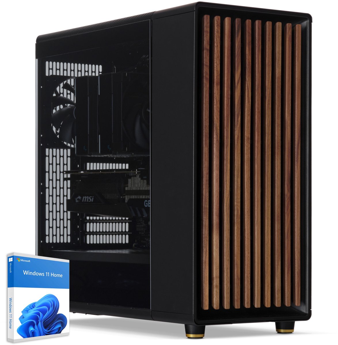 Sedatech Advanced Gaming PC Premium • Intel i5-14600KF 14x 3.5GHz • Geforce RTX5060Ti 16Gb • 32Gb DDR5 • 2Tb SSD M.2 • WiFi • Bluetooth, USB C • Windows 11 • Desktop computer