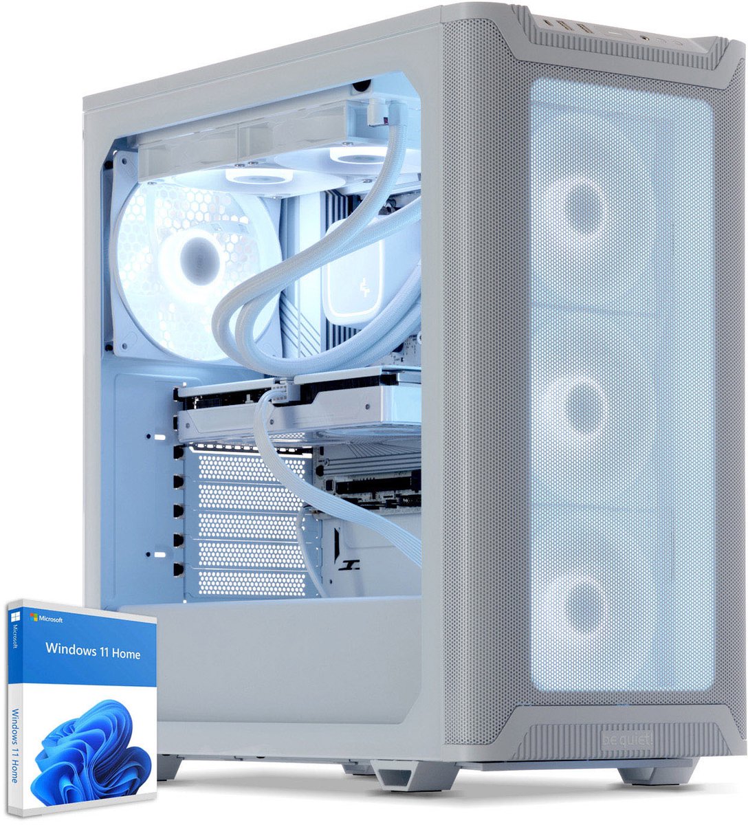 Sedatech Advanced Gaming PC Waterkoeling Premium White Edition • AMD Ryzen 9 9950X3D • Geforce RTX5080 • 32Gb DDR5 • 2Tb SSD M.2 • WiFi, USB C 4.0 • BT • Windows 11 • Desktop computer