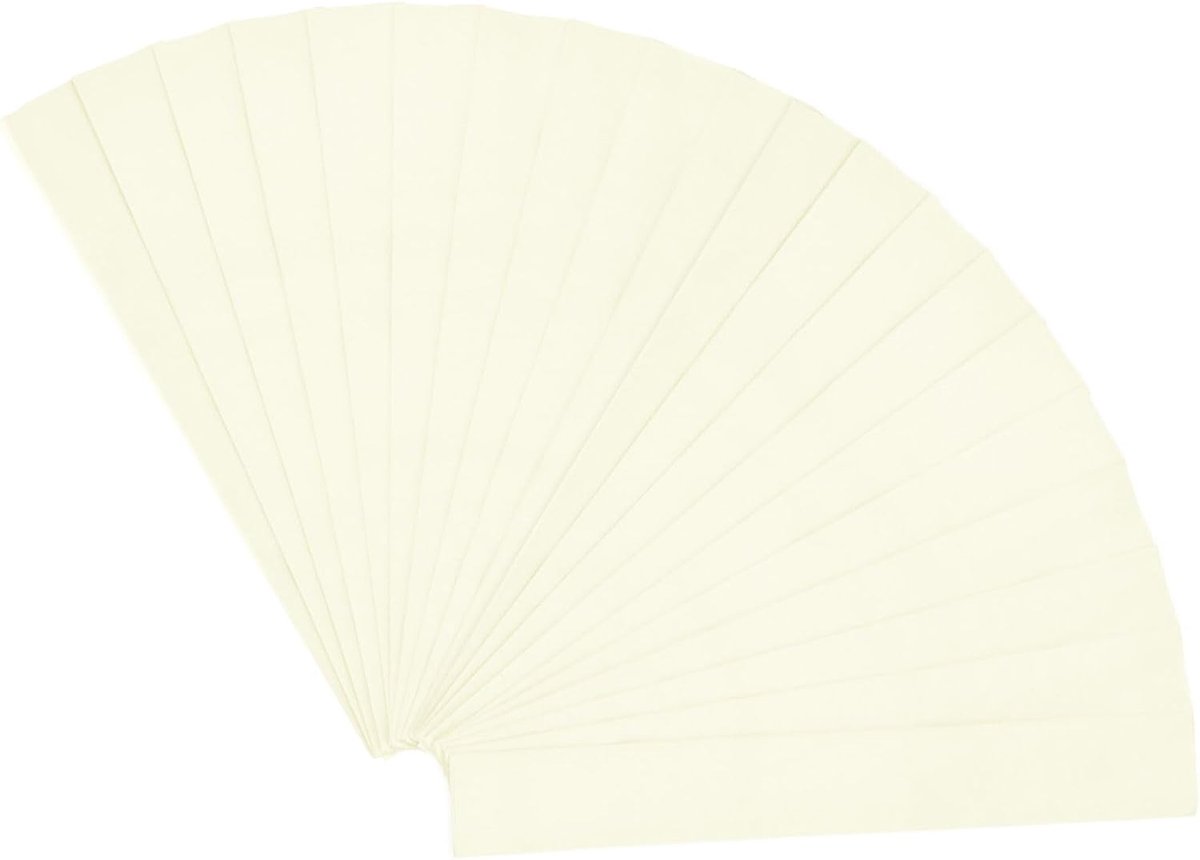 Crêpepapier, 100 x 50 cm zachte brede crêpepapier Streamer vel, decoratieve ambachtelijke Streamer voor doe-het-zelf ambacht/bloemen maken/decoratie [crèmewit]