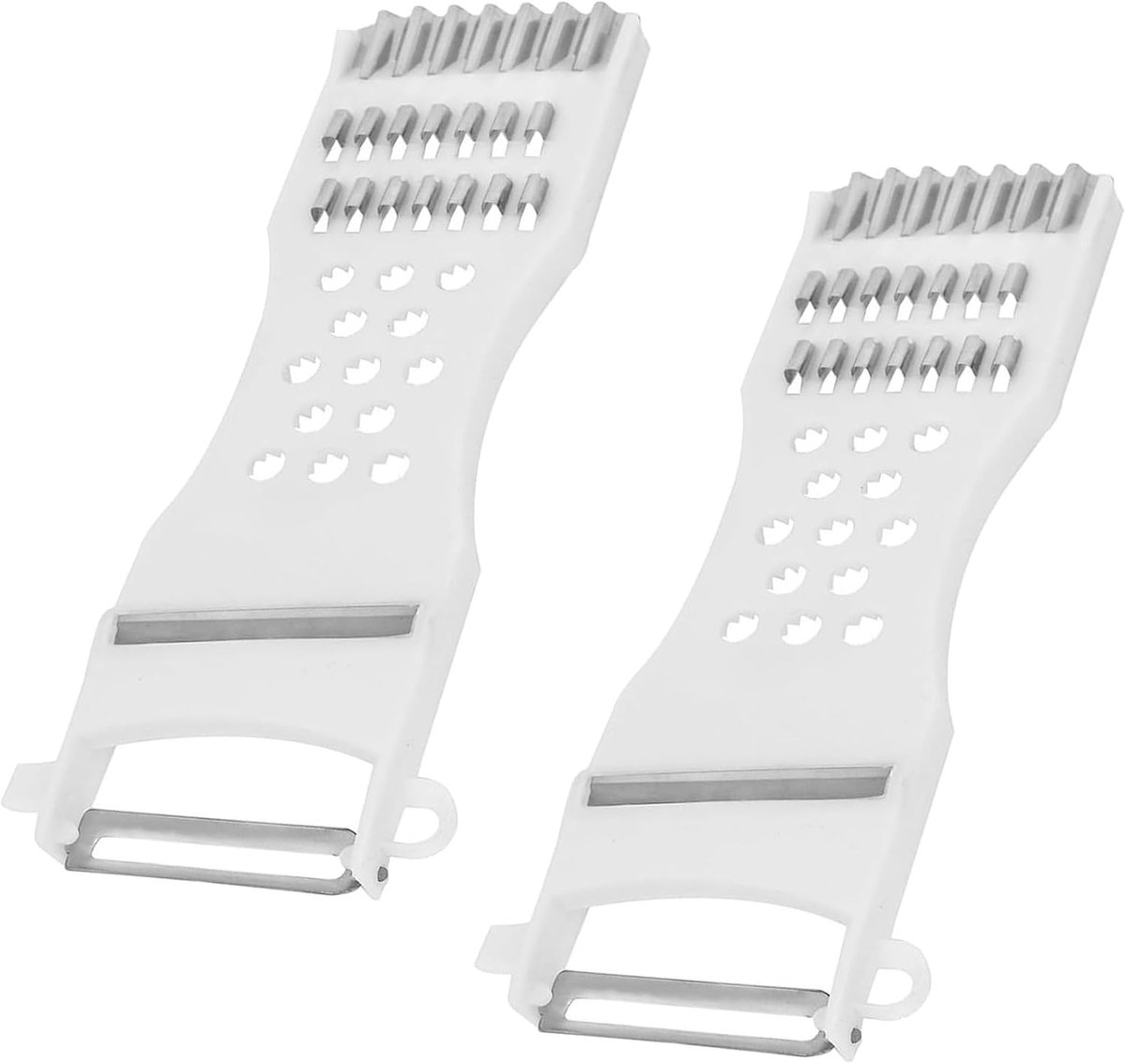 Groenteschiller en aspergeschiller, 2 stuks multifunctionele dunschiller, roestvrij staal, potato peeler, dik materiaal gemaakt