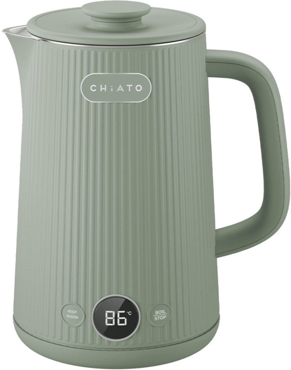 CHiATO heatPLAY Groove elektrische waterkoker, 1,7 l – lichtgroen