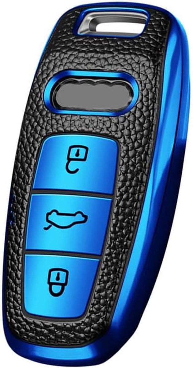 Compatibel met Audi A6, A7, A8, Q7, Q8, 3-toetsen, autosleutelloos