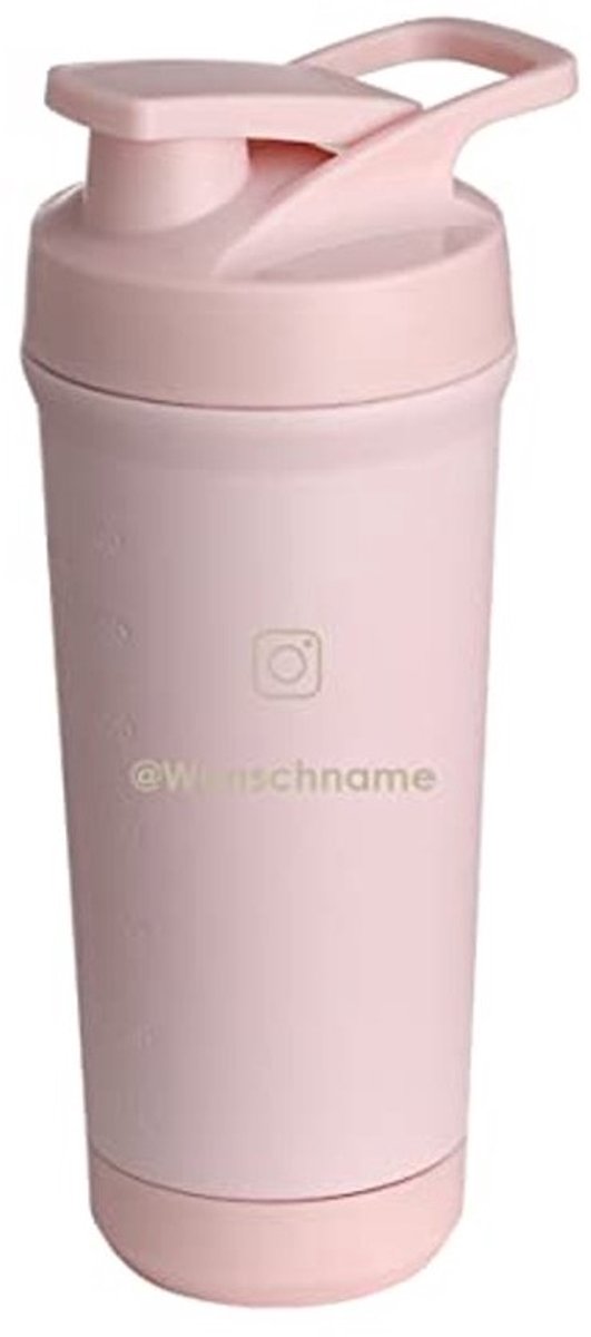 Individueel gegraveerde roestvrijstalen shaker 750 ml – Lekvrij en vaatwasmachinebestendig voor eiwitshakes en smoothies