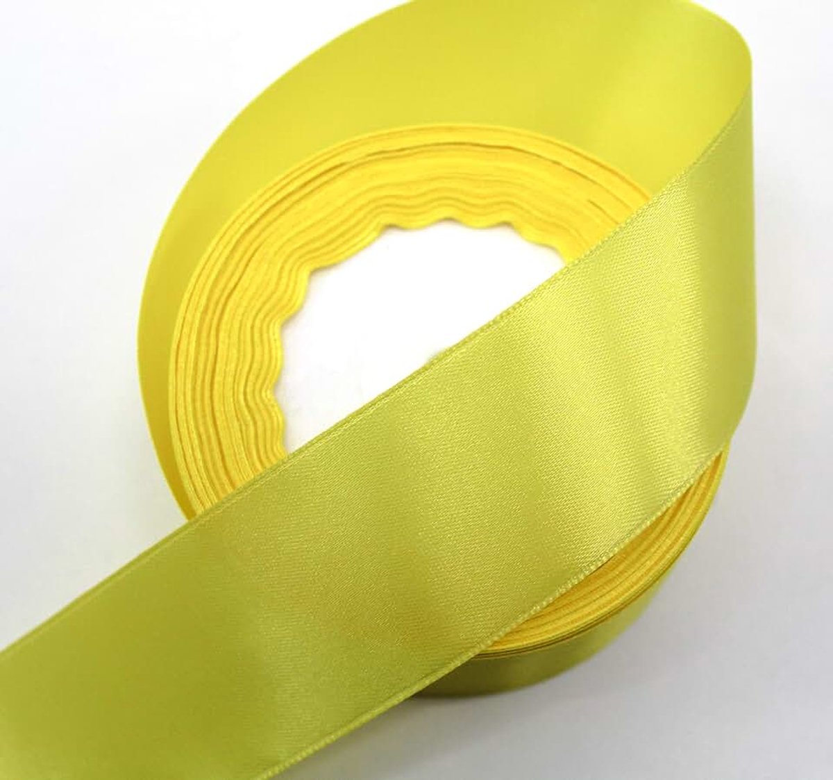Lint 22 m breed lint 40 mm breed lint cadeaulint decoratielint Kerstmis bruiloft (goudgeel, 22 m)