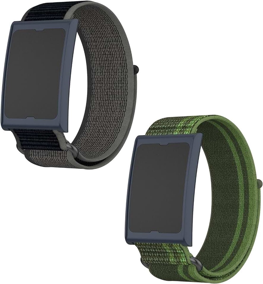 Helio Strap, Amazfit Nylon met klittenbandsluiting voor Helio Strap, eenvoudige pasvorm en licht, uniseks, ademend