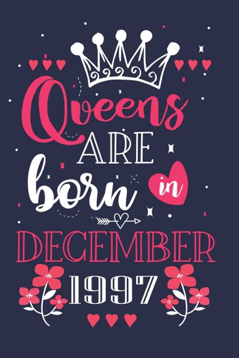 Born in December 1997: 26 th December birthday gifts for women | Motivational quotes | Happy Birthday | December Birthdays| personalized birthday book| personalized birthday gifts for Lovers