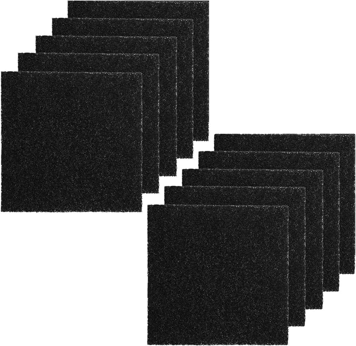 10 stuks actieve koolfilter, ronde geurfilters voor compostemmer, actieve koolfilter voor keuken, compostfilter voor vierkante compost, vervanging voor compost