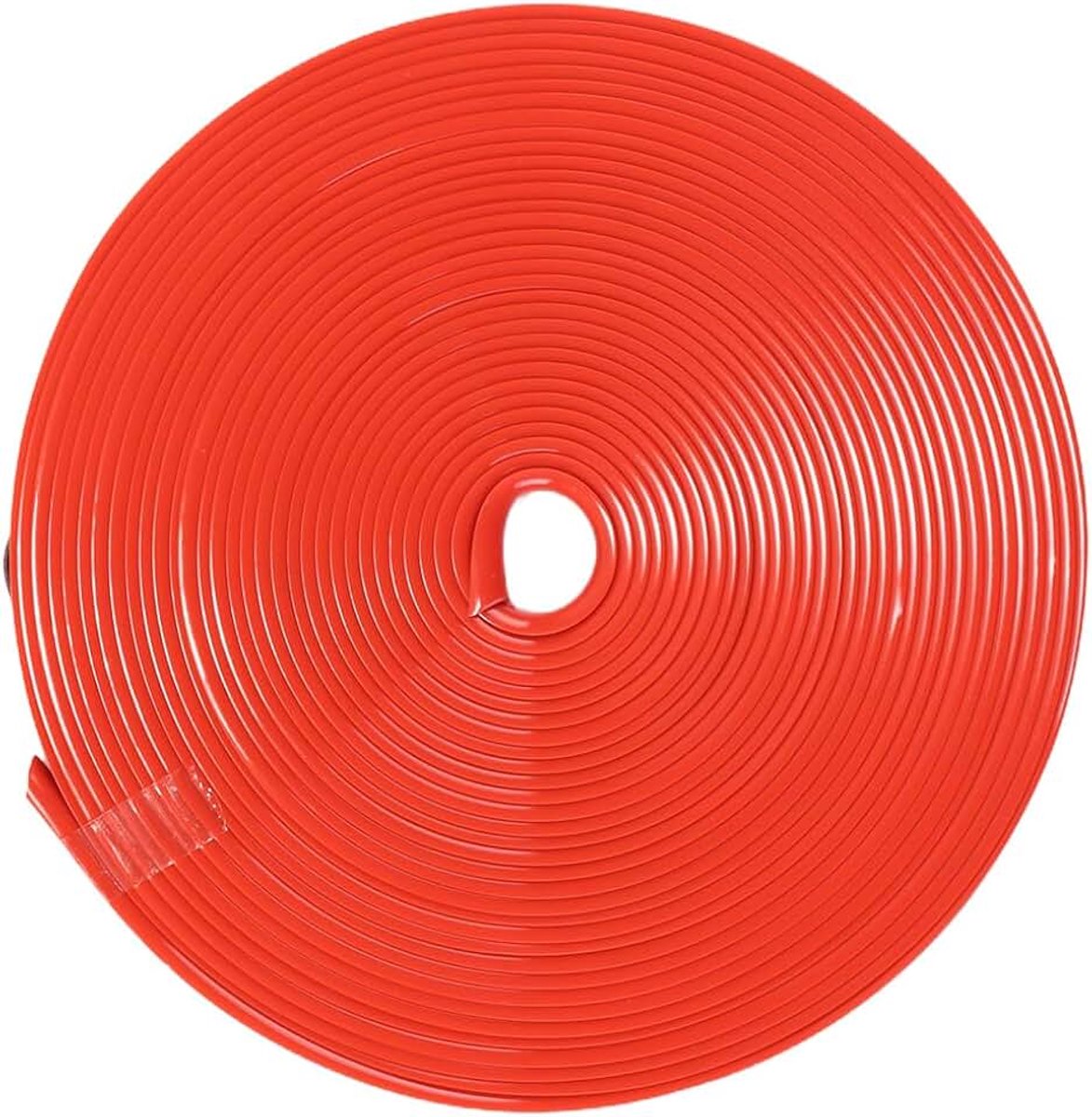 Wielbeschermstrip van legering, wielspatborden, rand, gegoten rand, voorkomt krassen, bekleding, rood, 8 m