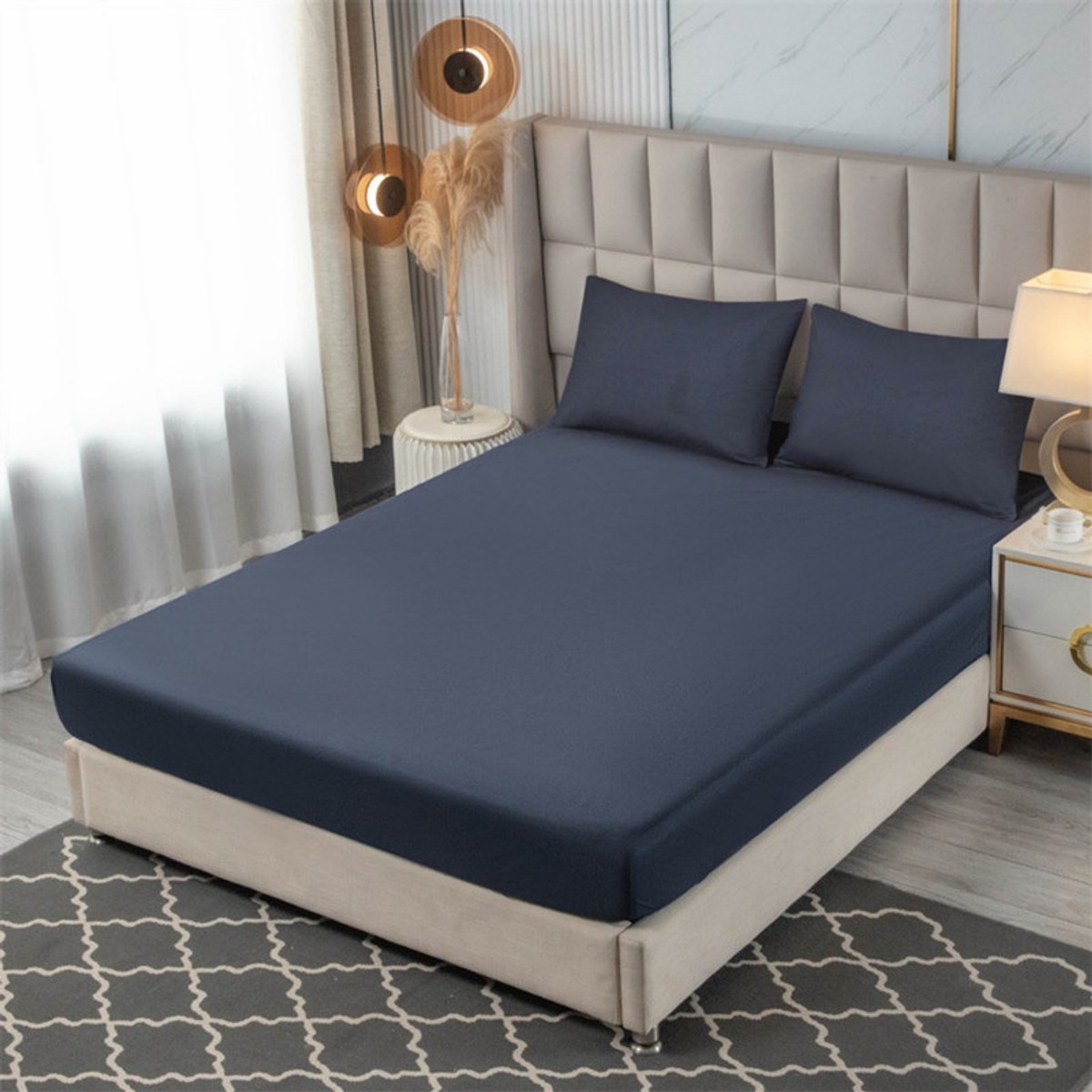 Waterdichte matrasbeschermer – Maat XL – 180x200 cm – Geschikt voor matrassen tot 30 cm dik – Ademend & stofwerend – Hoes van polykatoen – Beschermt tegen vlekken en dagelijkse slijtage – Zacht en comfortabel – Wasbaar - Bedsprei - Spreien