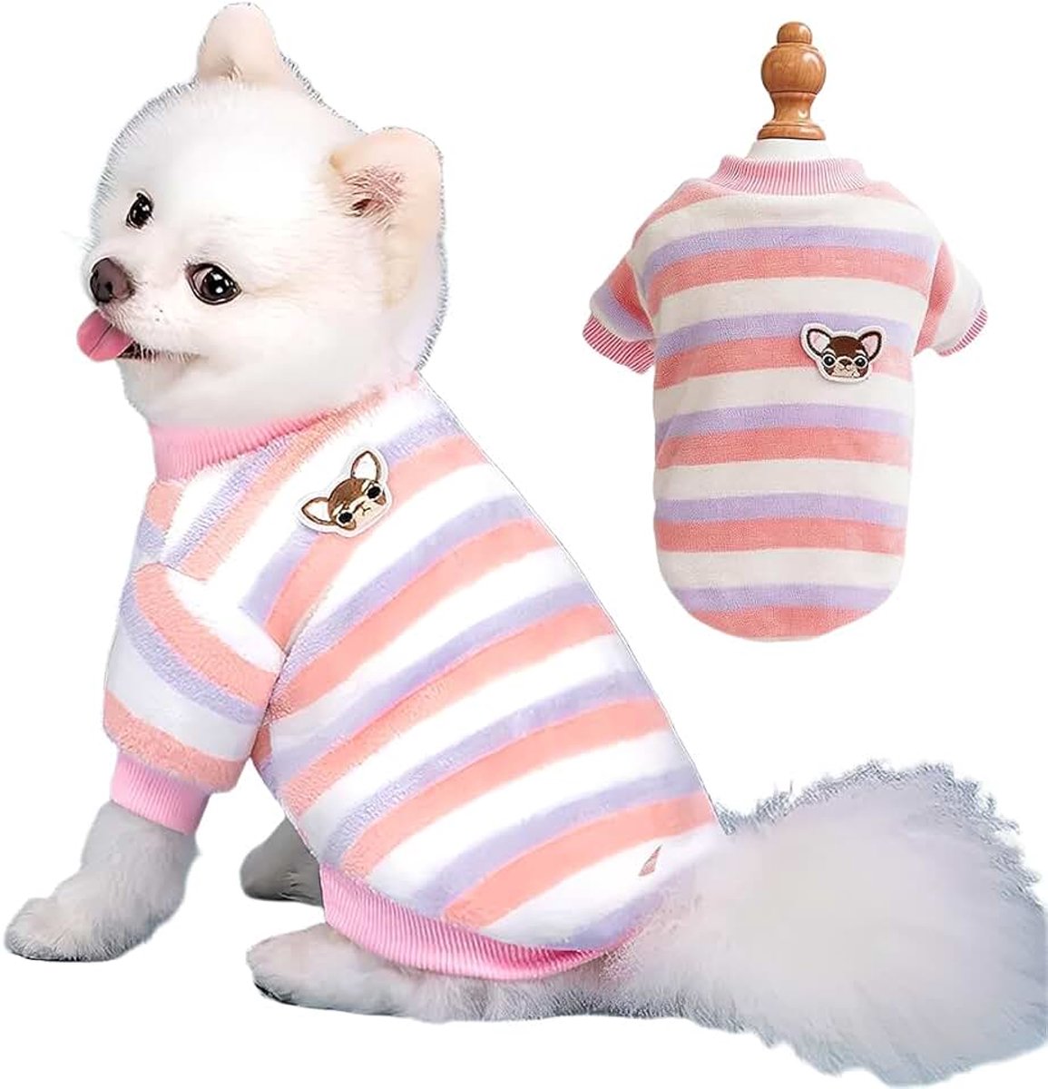 Hondentrui, kleine hondentrui, pluche, kleding voor kleine honden, pyjama voor chihuahua, hondentrui voor kleine en middelgrote honden