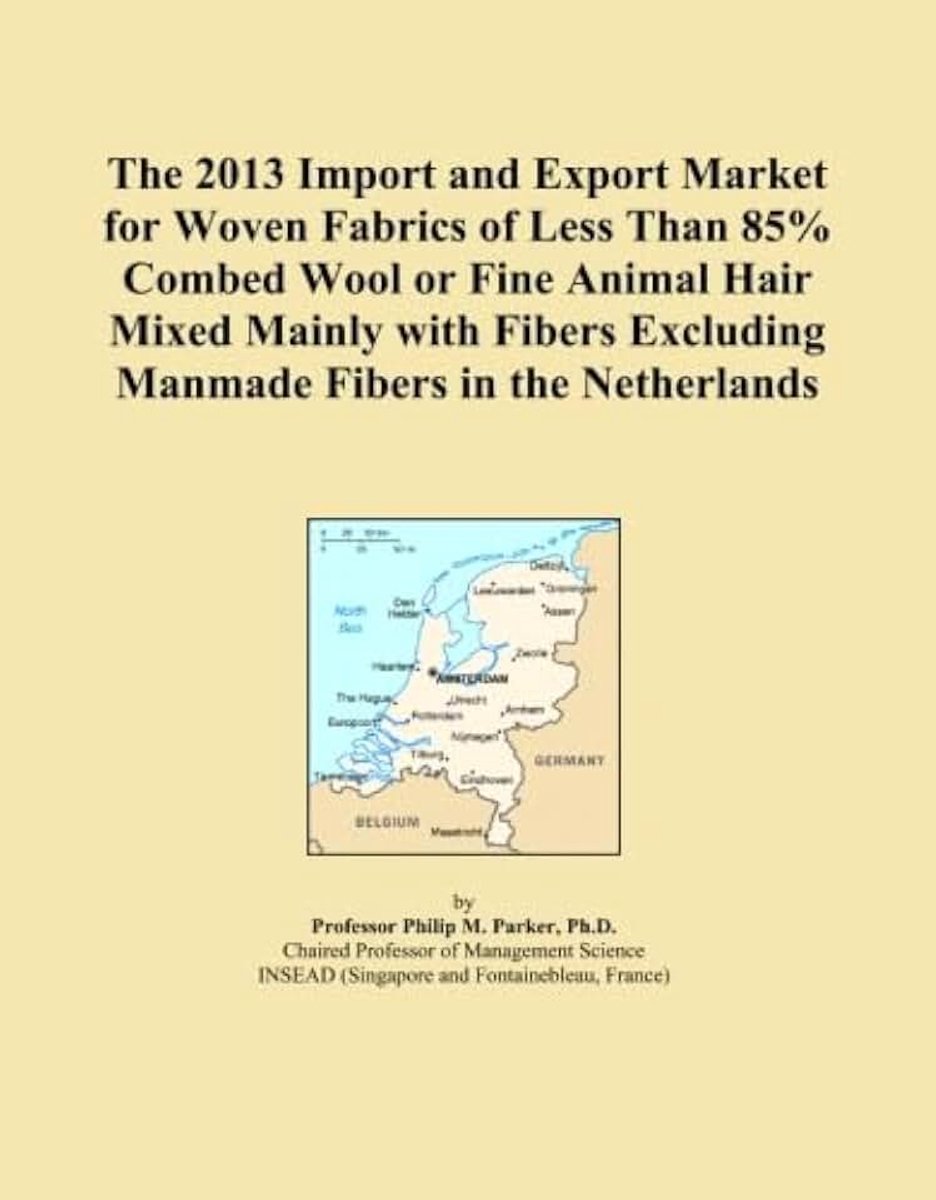 2013 Import and Export Market for Woven Fabrics of Less Than 85% Combed Wool or Fine Animal Hair Mixed Mainly with Fibers Excluding Manmade Fibers in the Netherlands