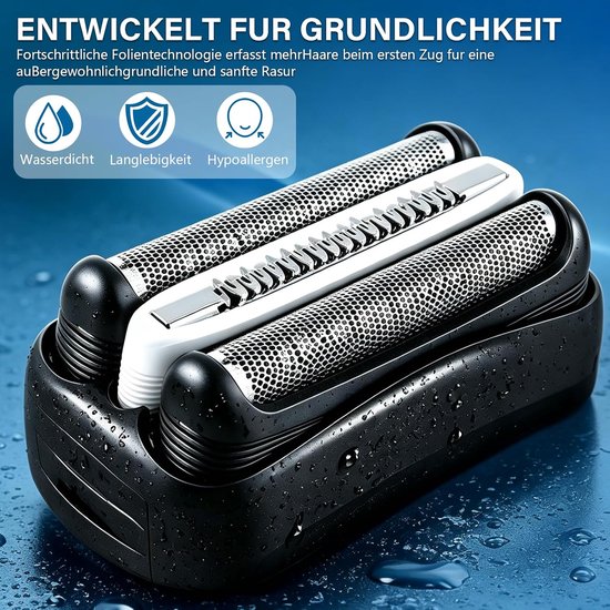 2 stuks 32B scheerkoppen compatibel met Braun S3, elektrische scheerkop voor serie 3 3010S 3020S 3030S 3040S 3050CC 3080S, met Brraaun Series 3 scheerkop. — afbeelding 4