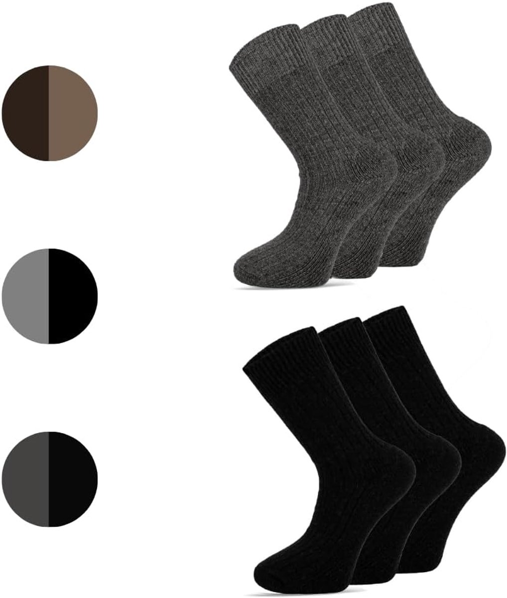10 paar Merino wandelsokken voor dames en heren, thermische trekkingsokken, warme wintersokken voor outdoor sport
