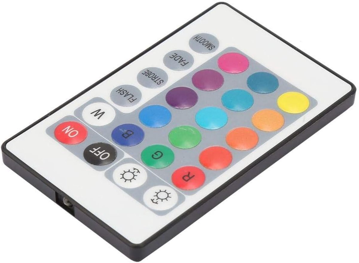 5-24 V Mini-Lichtleisten-Fernbedienung, 0,5 m / 1 m Lichtleisten-Fernbedienung, USB 24Key für RGB-Licht für LED-Licht(1 meter long)