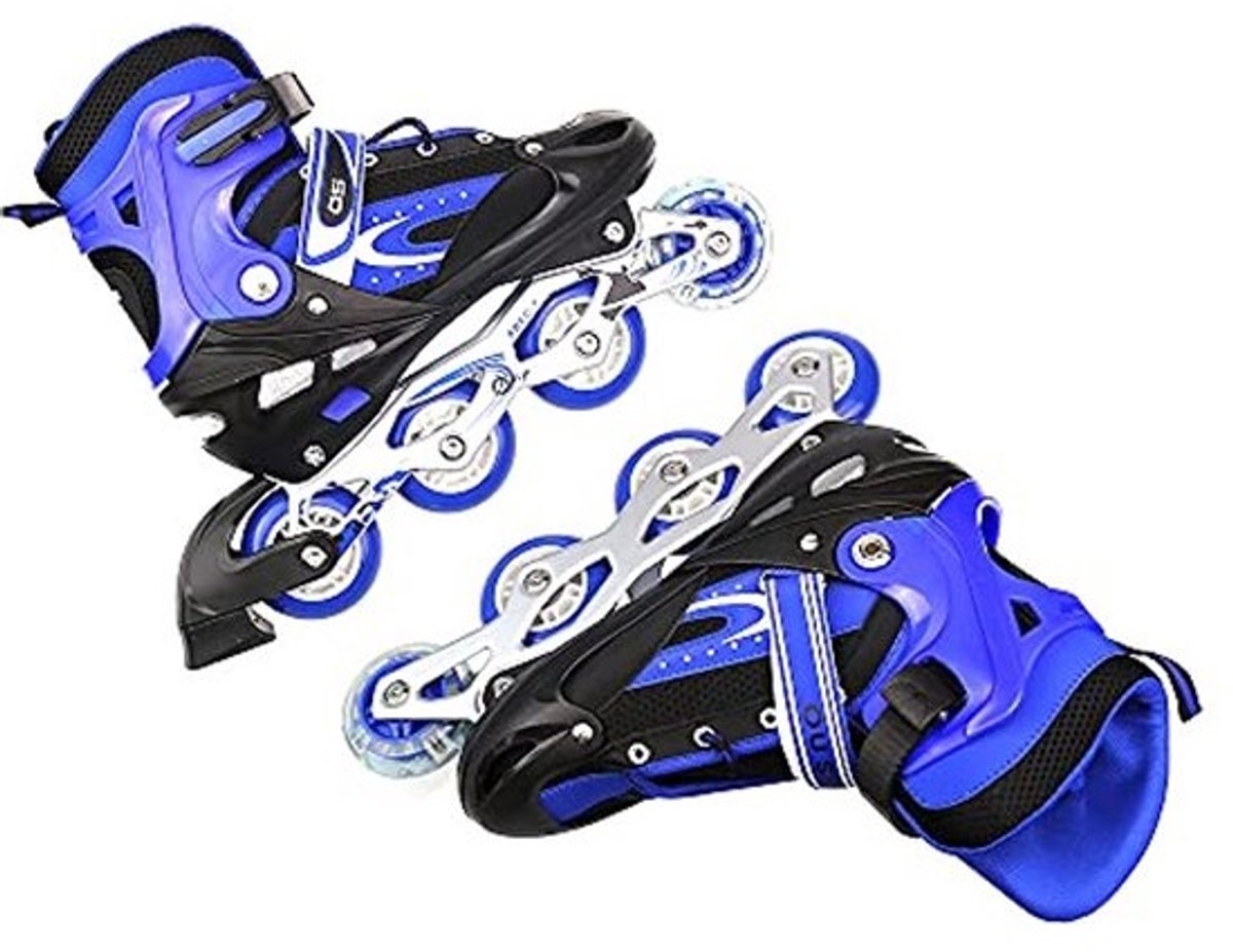 Verstelbare 3-in-1 Inlineskates voor Kinderen en Volwassenen - Rolschaatsen voor Meisjes en Jongens