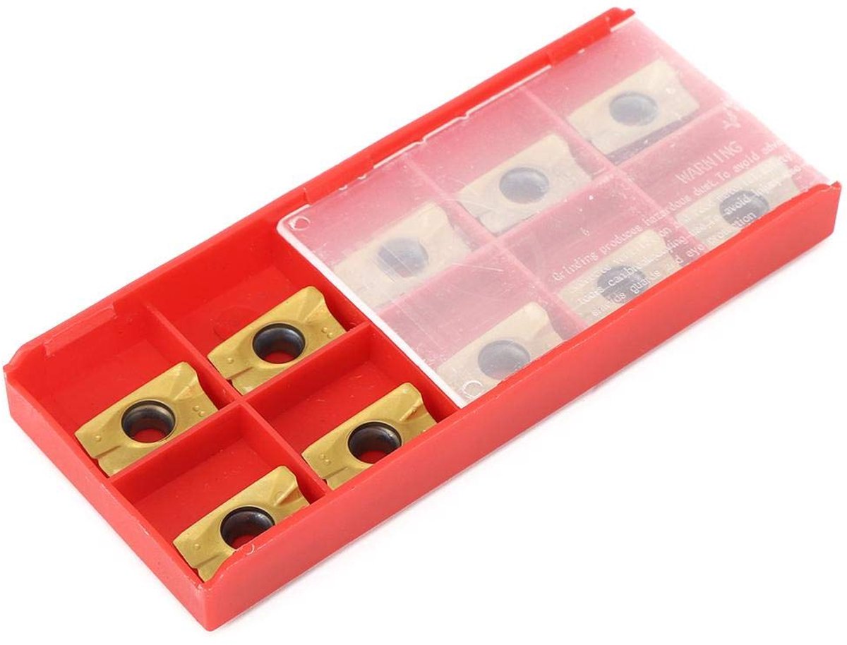 10 stuks hardmetalen inzetstukken, 15-50 HRC hardheid APMT1604 frezen inzetstukken hardmetalen draaibank draaibank inzetstukken, hardmetalen draadinzetstukken