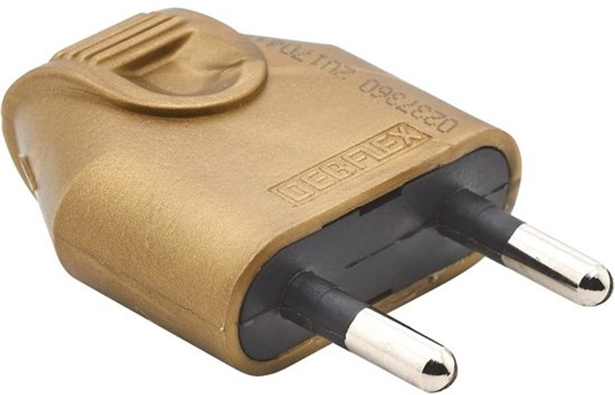 Mannelijke Elektrische Stekker 220V met Bescherming en Rechte Uitgang