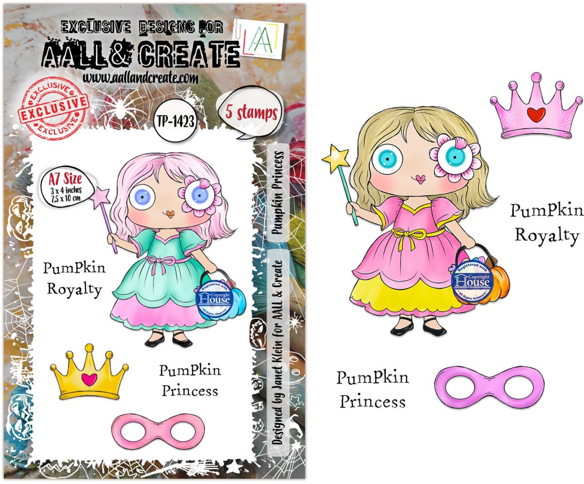 Aall & Create clearstamps A7 - Pumpkin princess