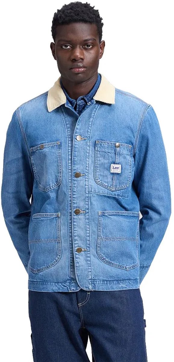 Lee 91lj Chore Regular Fit Spijkerjas M Man Vintage Wear