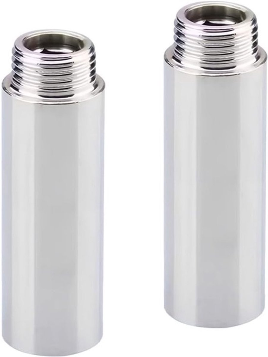 Verlenging voor 1/2 inch tap - 150 mm - G1/2 - DN15 - set van 2