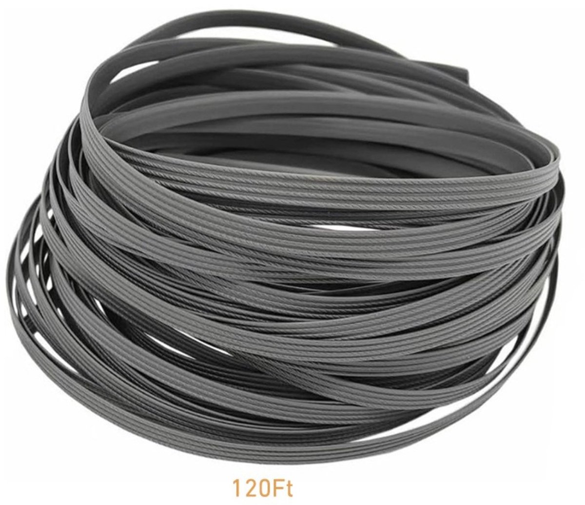 Plastic rotan reparatiestrip voor terrasmeubels – 120ft reparatieset voor rotanrestauratie