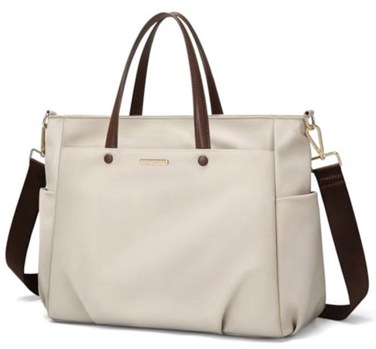 Laptoptas Vrouwen - Handtas Schoudertas - Werk en Reizen - Waterafstotend Nylon - 33 x 12 x 26 cm - Zwart
