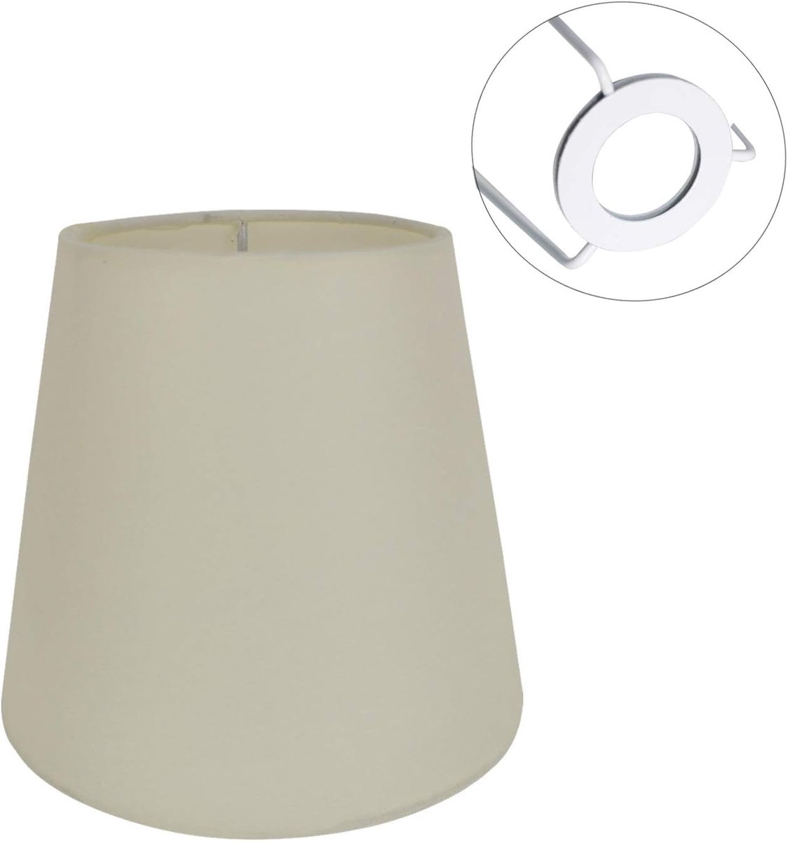 14 cm E14 Klein Candal Kroonluchter Schaduw Wandkandelaar Tafellamp Schaduw, Beige