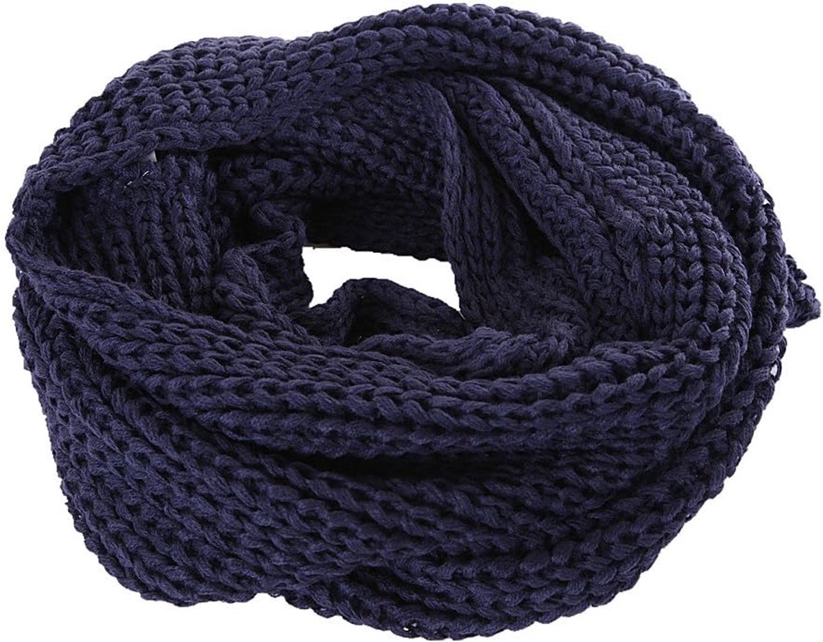 Sjaal, fijn gebreide sjaal, warme wintersjaal, slangsjaal, unisex en eenheidsmaat