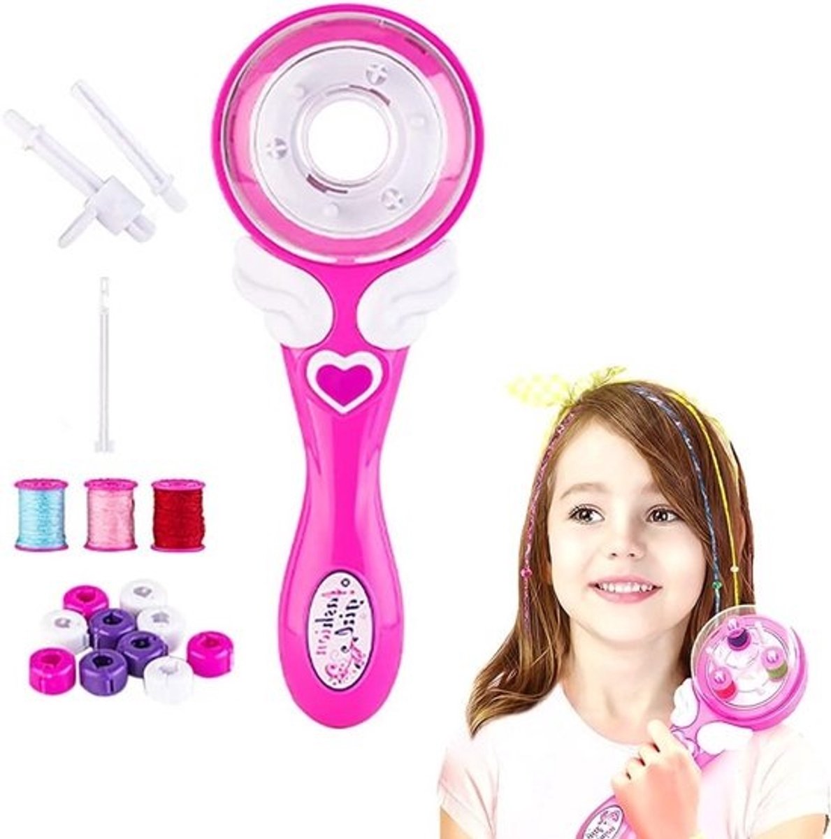 Automatische Haarvlechter - Haar Twister - Kapsels Maken - DIY Styling Tool - 29 x 22 x 8 cm - Wit