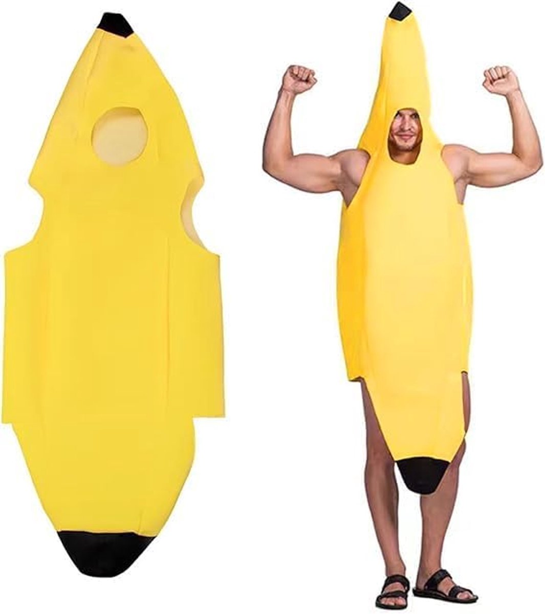 Cool en luchtig, 65 x 148 cm, bananenkostuum