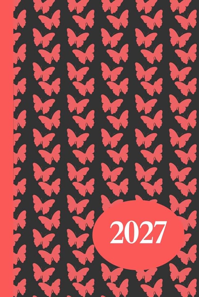 2027 Week To View Hardback Planner With Monthly Calendar and Notes: Nature Weekly Schedule and Journal
