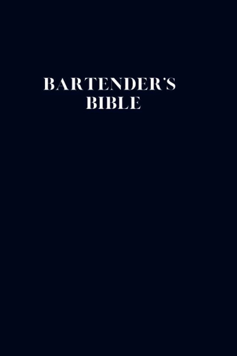 Bartender's Bible: Perfect Pocket Book for Every Bartender