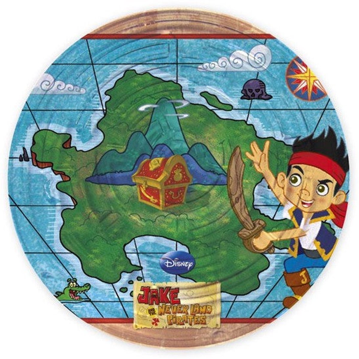 4 Captain Jake Never Land Party-puzzels