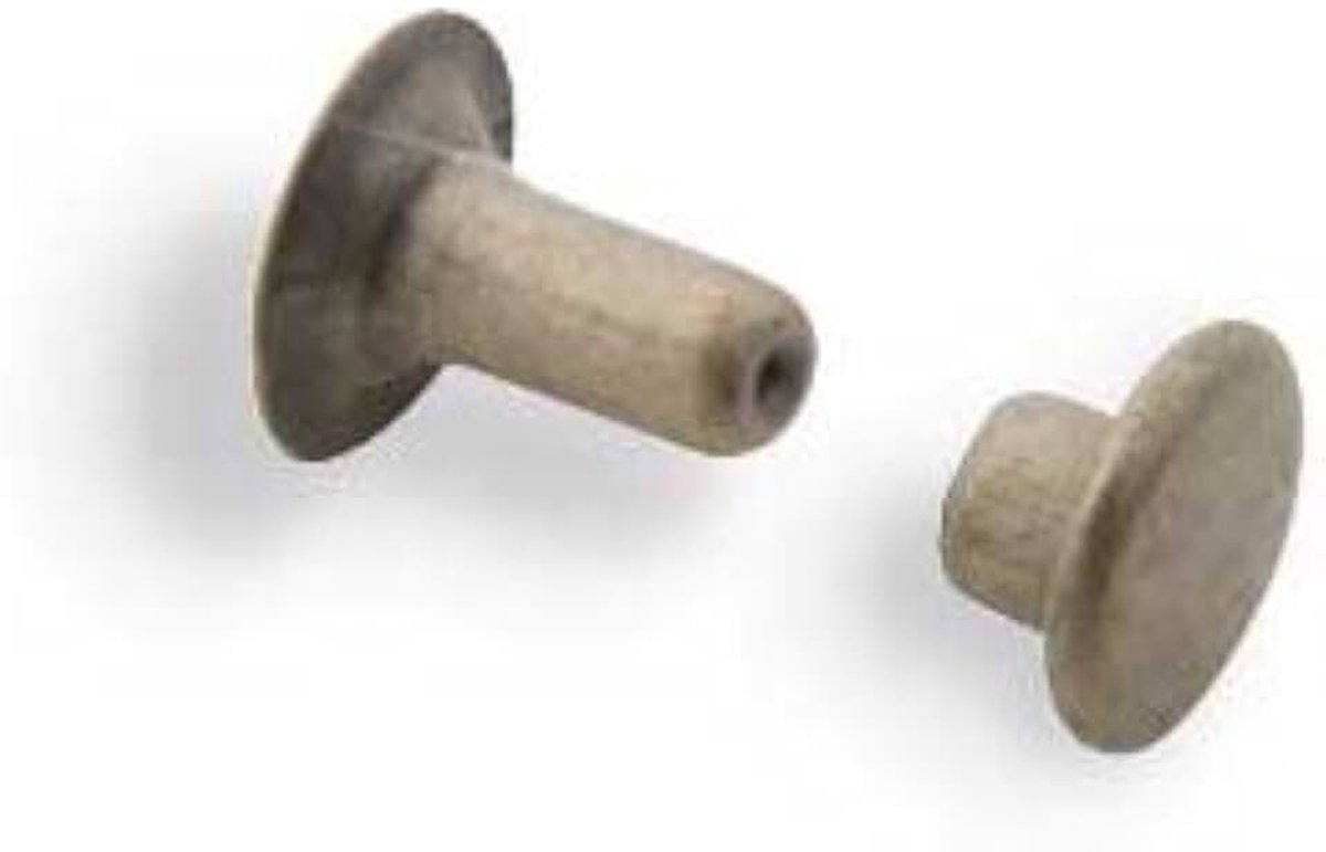 Leathertandy Leathercraft kleine antieke messing snelle klinknagels 100 Pack