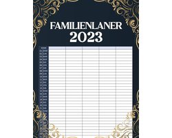 Familienplaner 2023: familienkalender 2023 5 spalten von Januar 2023 bis Dezember 2023 | Agenda 2023 für die Familie | kalender 2023 familienplaner 5 spalten