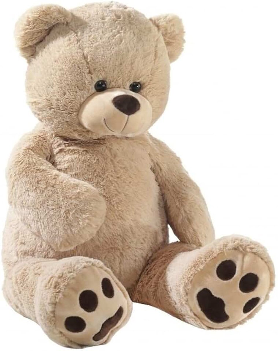 Knuffelbeer beige 100 cm
