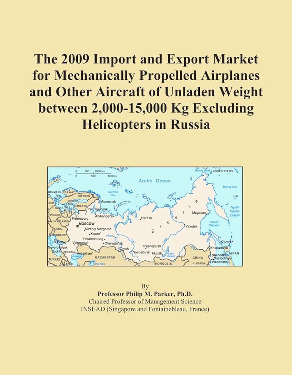 2009 Import and Export Market for Mechanically Propelled Airplanes and Other Aircraft of Unladen Weight between 2,000-15,000 Kg Excluding Helicopters in Russia