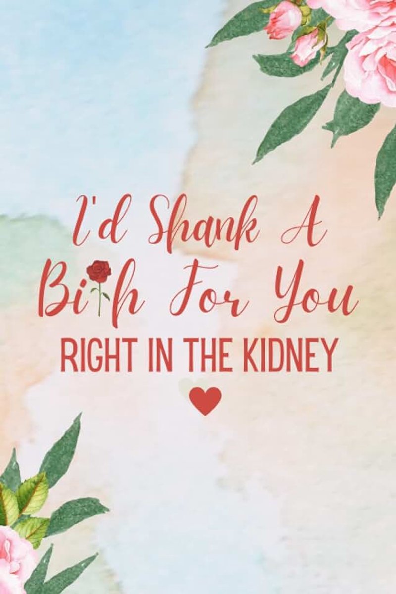 Gift for sisters from Sister or brother I’d shank a bitch for you in the kidney: Unique women notebook Gifts for big Sister in law– Funny ... present idea for her