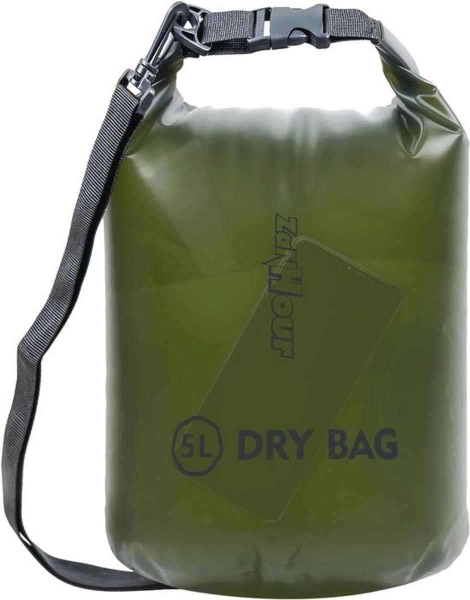 Waterdichte droogzak - Transparante opbergtas met roltop voor Reizen, Zwemmen, Kajakken, Kamperen en Vissen - Beschikbaar in 2L, 5L, 10L en 20L
